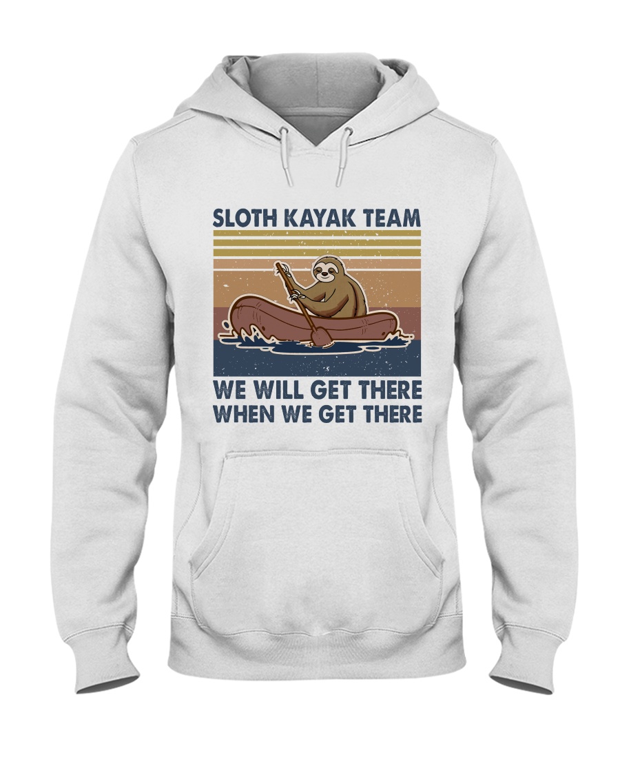 Sloth Kayak Team Hooded Sweatshirt