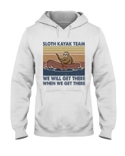 Sloth Kayak Team Hooded Sweatshirt front