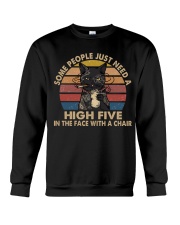 Some People Need A High Five Crewneck Sweatshirt tile