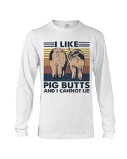 I Like Pig Butts Long Sleeve Tee thumbnail