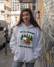 Not All Classrooms Have Four Walls Hooded Sweatshirt lifestyle-unisex-hoodie-front-1