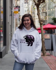 Double Evil Hooded Sweatshirt lifestyle-unisex-hoodie-front-2
