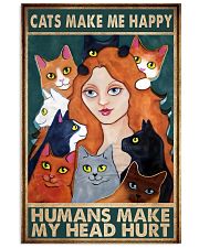Cats Make Me Happy 11x17 Poster front