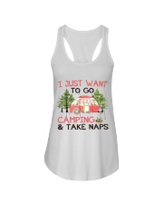 I Just Want To Go Camping Ladies Flowy Tank tile