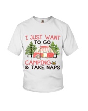 I Just Want To Go Camping Youth T-Shirt tile