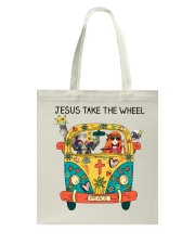 Jesus Take The Wheel Tote Bag tile