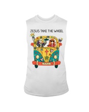 Jesus Take The Wheel Sleeveless Tee tile