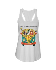 Jesus Take The Wheel Ladies Flowy Tank tile