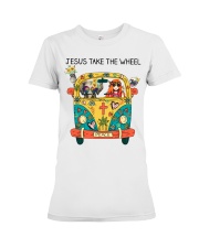 Jesus Take The Wheel Premium Fit Ladies Tee tile