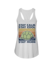 Stay Calm Stay Cool Ladies Flowy Tank tile
