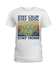 Stay Calm Stay Cool Ladies T-Shirt tile