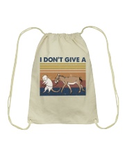 I Dont Give A Funny Shirt Drawstring Bag tile