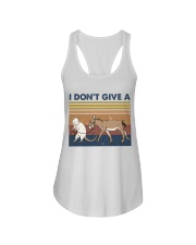 I Dont Give A Funny Shirt Ladies Flowy Tank tile
