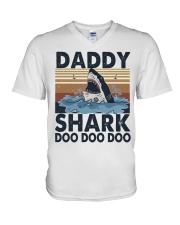 Daddy Shark V-Neck T-Shirt thumbnail