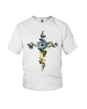 Cross Faith Flower Youth T-Shirt thumbnail