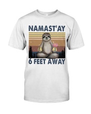 Namastay 6 Feet Away Classic T-Shirt tile