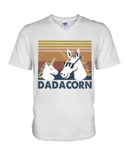 Dadacorn V-Neck T-Shirt tile