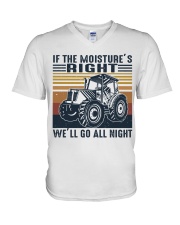 If The Moisture s Right V-Neck T-Shirt thumbnail