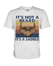 Its Not A Beard V-Neck T-Shirt tile