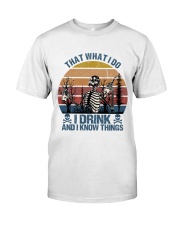 I Drink And I Know Things Classic T-Shirt tile
