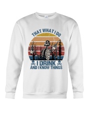 I Drink And I Know Things Crewneck Sweatshirt tile