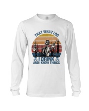 I Drink And I Know Things Long Sleeve Tee tile