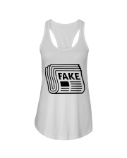 Newspaper Fake Funny Shirt Ladies Flowy Tank tile