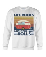 Life Rocks When Your Home Crewneck Sweatshirt thumbnail