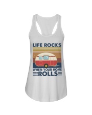 Life Rocks When Your Home Ladies Flowy Tank thumbnail