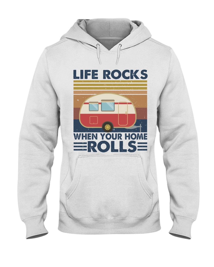 Life Rocks When Your Home Hooded Sweatshirt