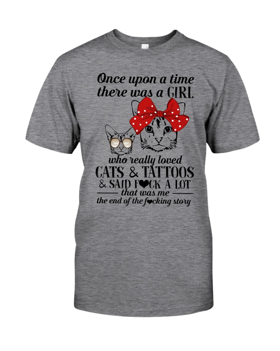 Cats And Tattoos Classic T-Shirt