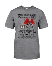 Cats And Tattoos Classic T-Shirt front