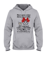 Cats And Tattoos Hooded Sweatshirt tile