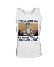 Philoslothical Unisex Tank tile