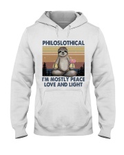 Philoslothical Hooded Sweatshirt front