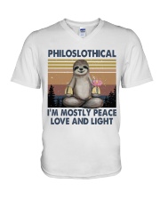 Philoslothical V-Neck T-Shirt tile