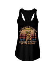 Camping Without Drinking Ladies Flowy Tank thumbnail