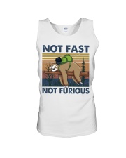 Not Fast Not Furious Unisex Tank tile