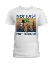 Not Fast Not Furious Ladies T-Shirt tile