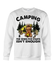 Camping For When Five Stars Crewneck Sweatshirt thumbnail