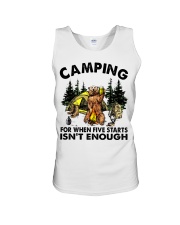 Camping For When Five Stars Unisex Tank thumbnail