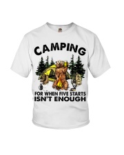 Camping For When Five Stars Youth T-Shirt thumbnail