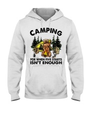 Camping For When Five Stars Hooded Sweatshirt front