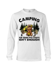 Camping For When Five Stars Long Sleeve Tee thumbnail