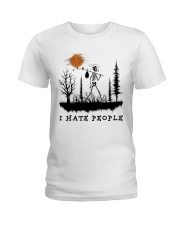 I Hate People Ladies T-Shirt thumbnail