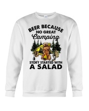 Beer Because No Great Crewneck Sweatshirt thumbnail