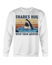 Sharks Hug With Their Mouths Crewneck Sweatshirt tile