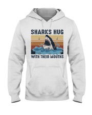 Sharks Hug With Their Mouths Hooded Sweatshirt front