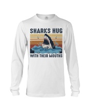 Sharks Hug With Their Mouths Long Sleeve Tee tile