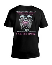 The Devil Whispered V-Neck T-Shirt tile